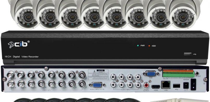 8 Camera System Expandable to 16 Cameras – Includes 8 Dome Cameras